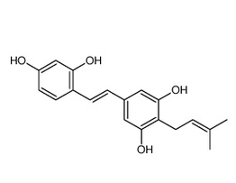 4-异戊烯基氧基白藜芦醇，分析标准品,HPLC≥98%