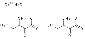 3-甲基-2-氧代戊酸钙水合物，化学对照品(220mg)