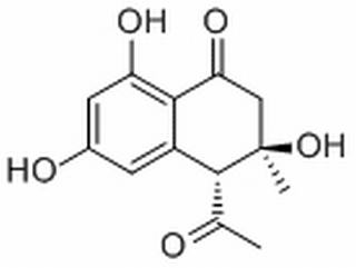 4-(trans)-Acetyl-3,6,8-trihydroxy-3-methyldihydronaphthalenone，分析标准品,HPLC≥98%