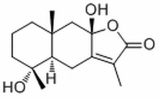4,8-Dihydroxyeudesm-7(11)-en-12,8-olide，分析标准品,HPLC≥98%