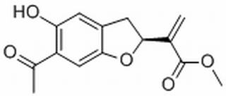 Methyl 2-(6-acetyl-5-hydroxy-2,3-dihydrobenzofuran-2-yl)propenoate，分析标准品,HPLC≥98%