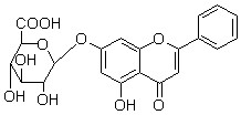白杨素-7-O-葡萄糖醛酸苷，分析标准品,HPLC≥98%
