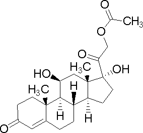 醋酸可的松结构式图片